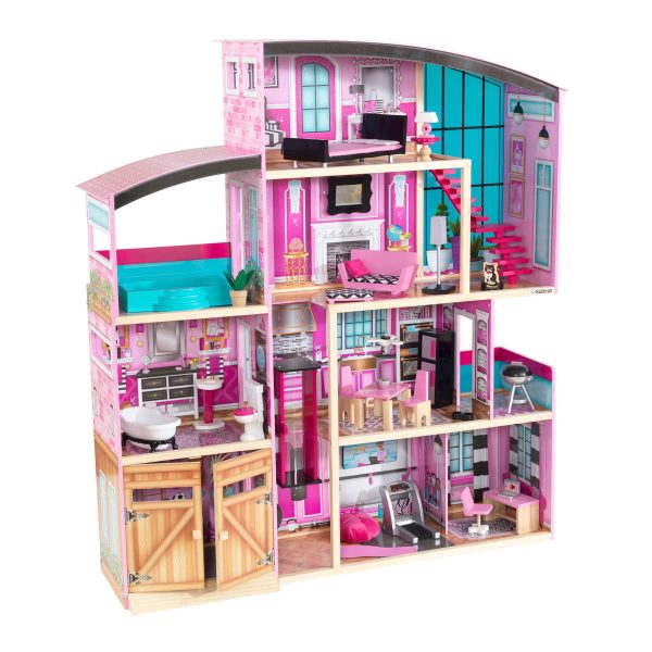 Kidkraft KidKraft Kaylee Dollhouse 3+ Years 10 Pieces of Doll Furniture Beauty 